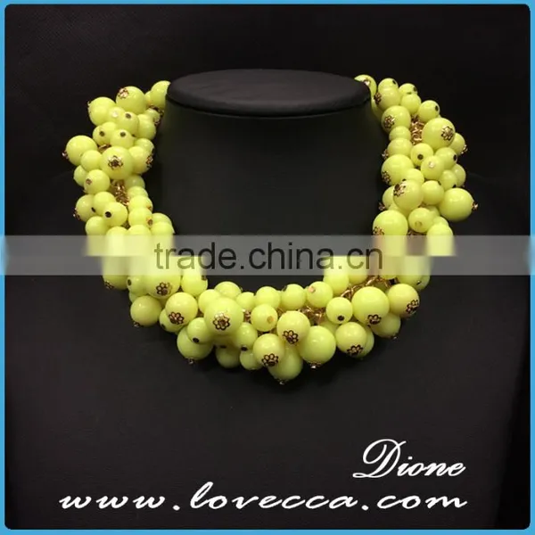 New Fashion Wholesale Women Stones Trendy Beads Necklace for Sale photo-6