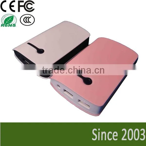 7800mah Power Bank With Double Usb Port for Ipad Smartphone Iphone Tablet pc Mp4