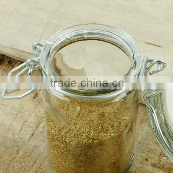 70ml Mini Clear Round Metal Clip Glass Jars photo-3