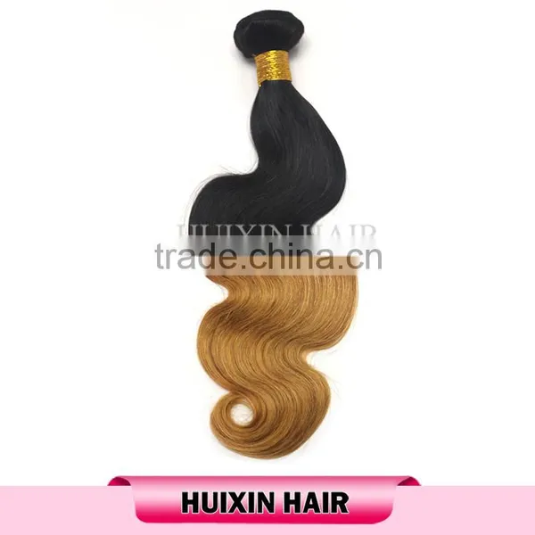 Ombre Hair Weaves Brazilian Virgin Hair Extension Ombre Remy Hair Weaves Bundles photo-4