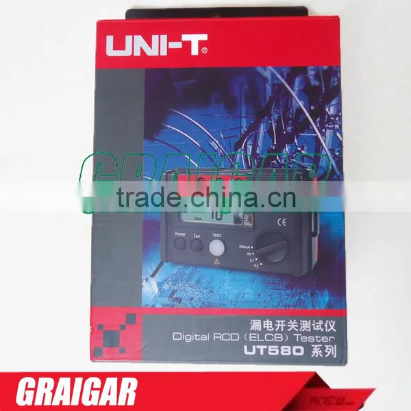 Uni-t Leakage Protection Switch Tester UT581 RCD Measurement Leakage Circuit Breaker AUTO RAMP Function photo-6