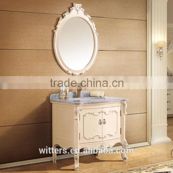 WTS-807GO 40'' French Classic Single Sink Bathroom Vanity With Mirror photo-4