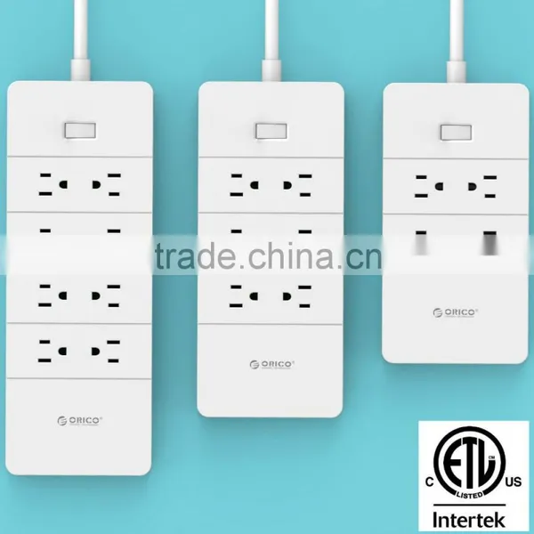 ORICO HPC-4A5U 4 Outlet 5 Port USB Power Strip us Plug ETL CETL Certictication Socket Smart Extension Cord for Phone Pad PC photo-2