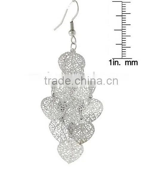 Stainless Steel Women's New Style Teardrop Dangle Fashion Earrings photo-2