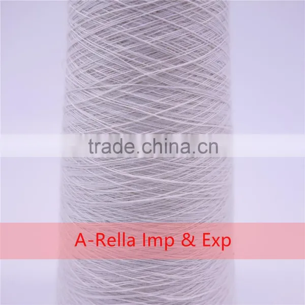 Anti-Pilling,Recycled,Eco-Friendly Feature and Ring Spun Technics Raw White Polyester Yarn 10s/1 photo-5