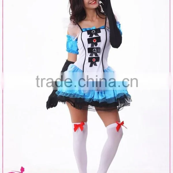 Wholesale Ladies Halloween Costumes Alice in Wonderland Fairytale Fancy Dress Costumes photo-3