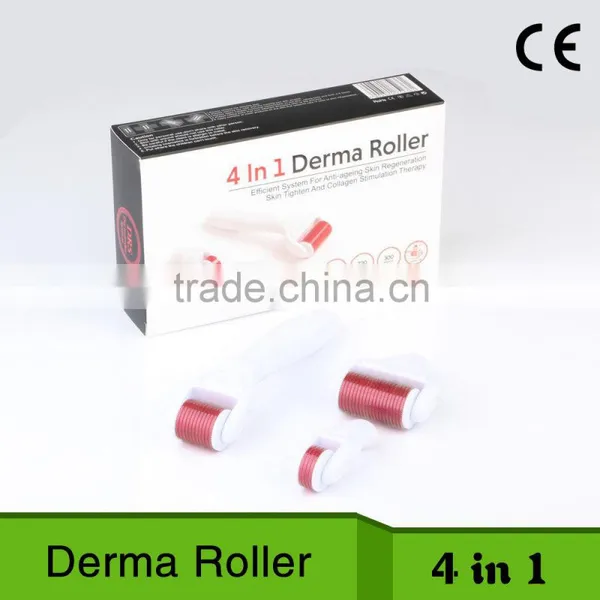 Body Roller 1200/720/300 Pins Stainless Micro Derma Roller Kits 4 in 1 Derma Roller DRS With the Lowest Price in China photo-2