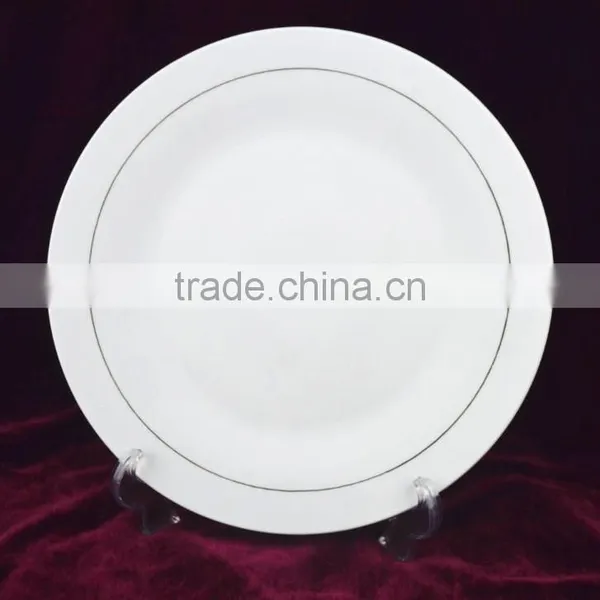 Royal Design Porcelain 45pcs Dinner Set Gold Rim Dinnerware, Plate and Bowl photo-4