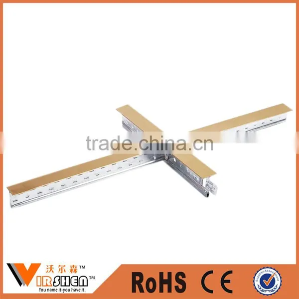 t bar suspended ceiling grid/ceiling grid types/ceiling t grid hanging frame for sale