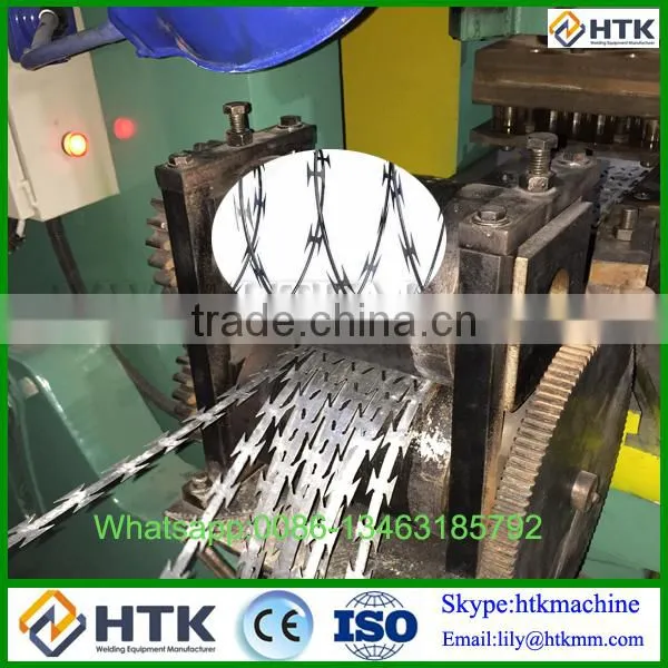 40t Press Razor Puching Machine, Full Line Razor Barbed Wire Making Machine Big Factory Passed SGS ISO photo-3
