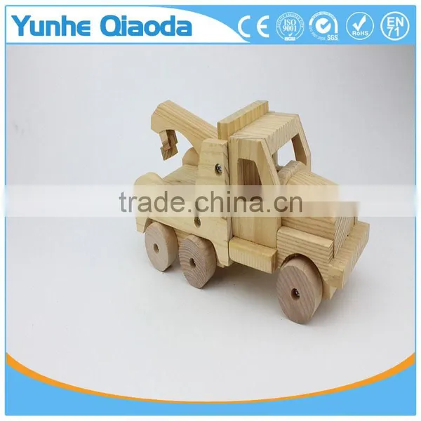Puzzles Crane 3D Woodcraft Kit Assemble Paint DIY Toys for Kids Adults the Best Birthday Gift photo-4