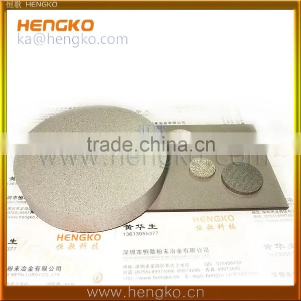 0.5 um - 300 Microns Nickel Titanium 316L Stainless Steel Porous Sintered Plates photo-3