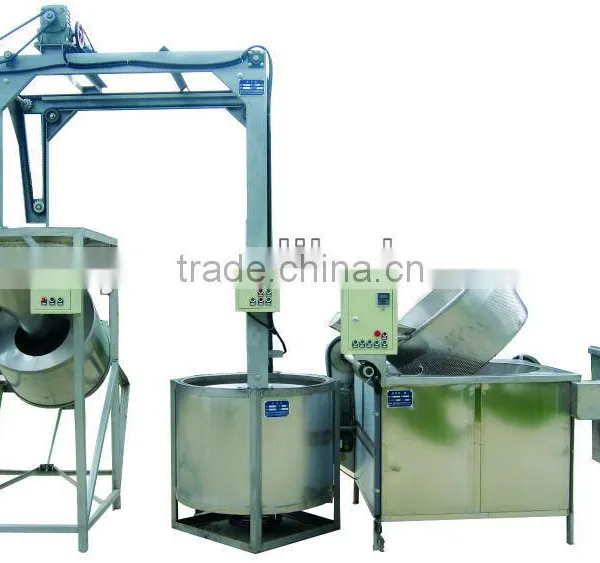 Frying nut machine