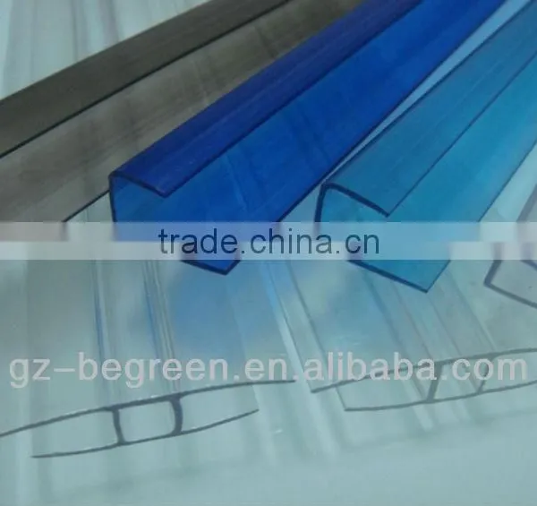 Polycarbonate Sheet Connector H and U Profile Dust Strip photo-4