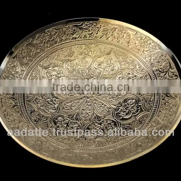 Kitchen Accessory Brass Bowl Beautiful Decorative New Design Silver Plated Bowl photo-3