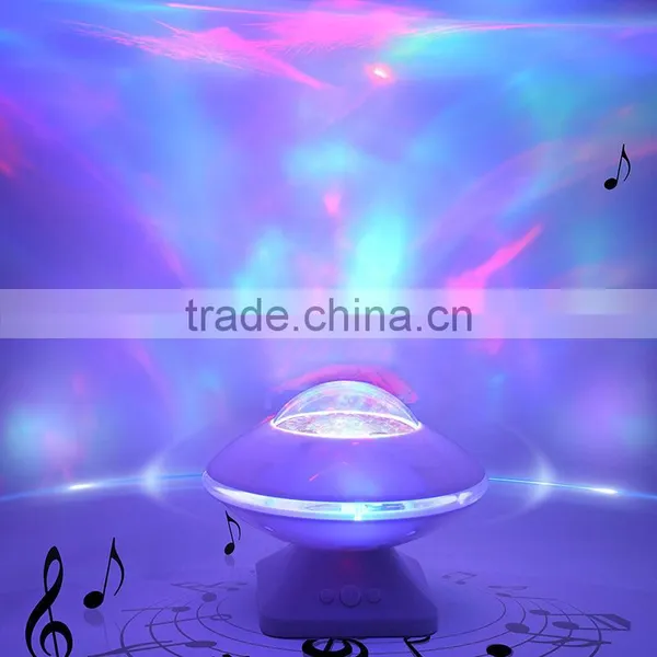 New Popular Selling Aurora Star Night Light Music Projector, UFO Design Color Diamond Music Night Light Projector For Wholesale photo-3