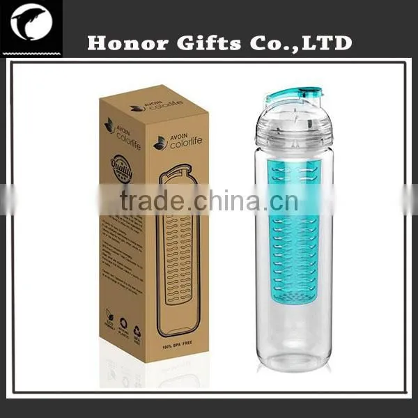 Private Label Fruit Infuser Joyshaker Water Bottle BPA Free photo-2