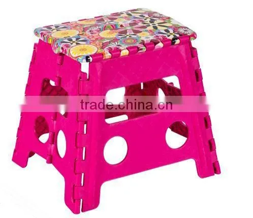 Portable Plastic Step Stool Plastic Folding Stool Folding Plastic Stool 450719 photo-3