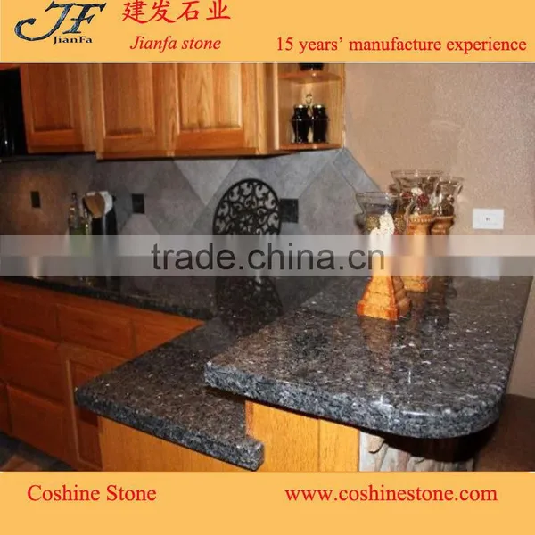 Prefab Homes Natural Stone Blue Pearl Granite Countertops Kitchen photo-4