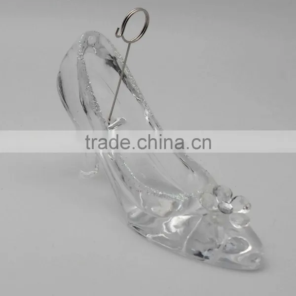 New Items Acrylic Crystal Shoes Wedding Gift Decorations for European photo-3