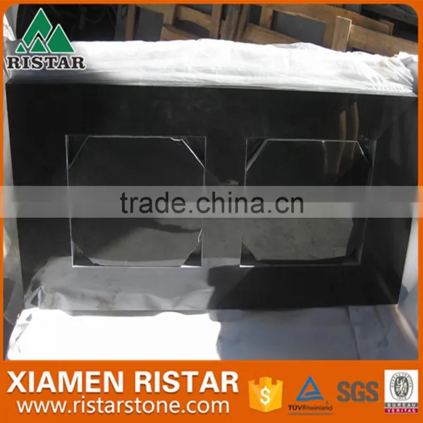 Top Quality Mongolian Black Granite Countertop photo-2
