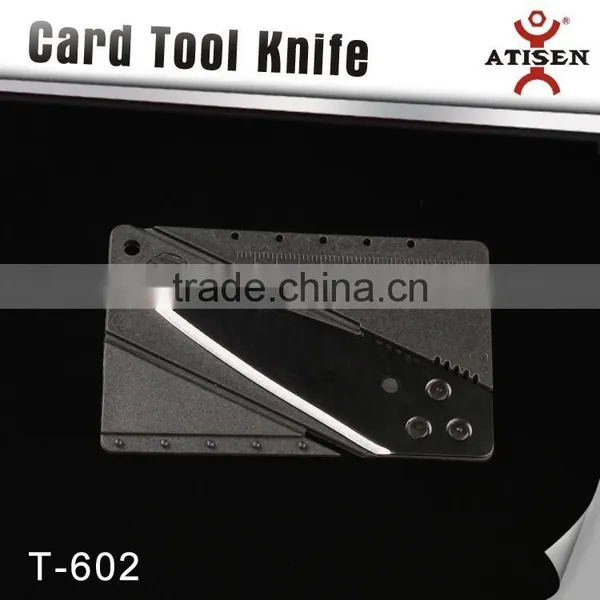 Folding Credit Card Knife With Stainless Steel Blade photo-6