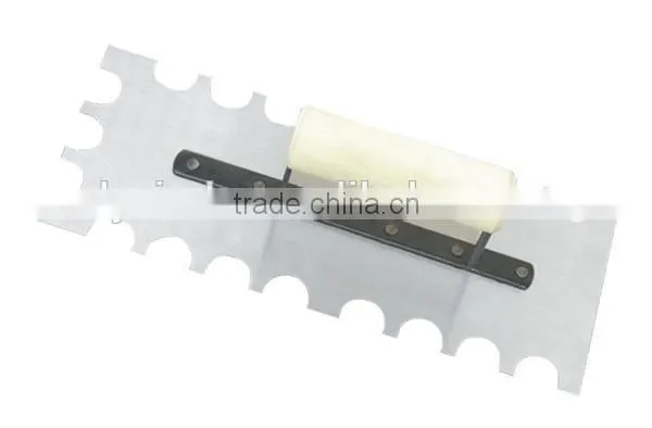 Wooden Handle Plastering Trowel With Teeth Factory photo-3