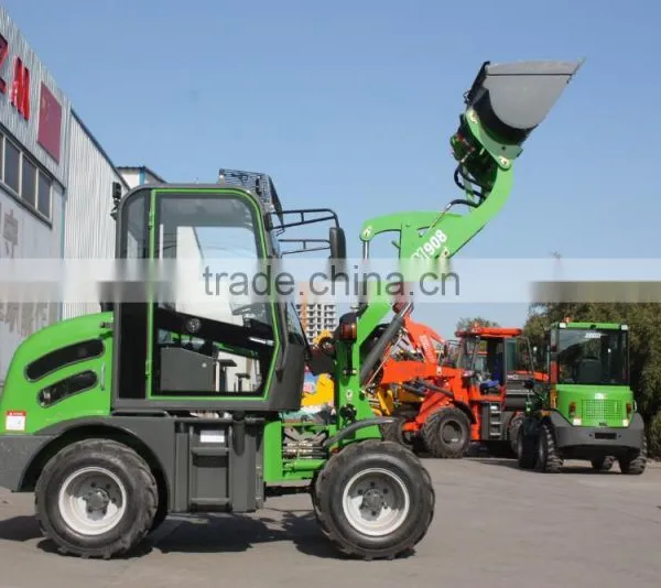JN 908 Mini Radlader Mit Preis ZL-08 Wheel Loader With 3 Cylinders HZM908 photo-2