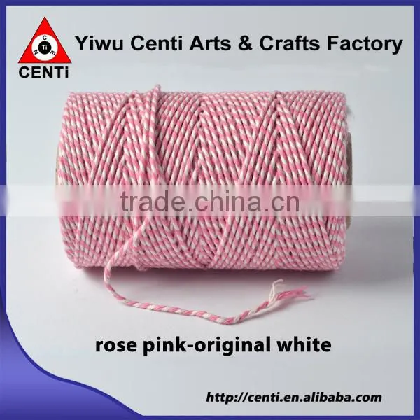 Top Sale China Original White and Coloured Natural Cotton Baker Twine , Divine Twine , Baker String photo-3