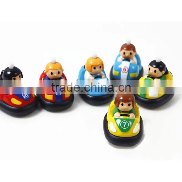 OEM Custom Kids Mini Plastic Pull Back Bumper Car Toys 2016 photo-3