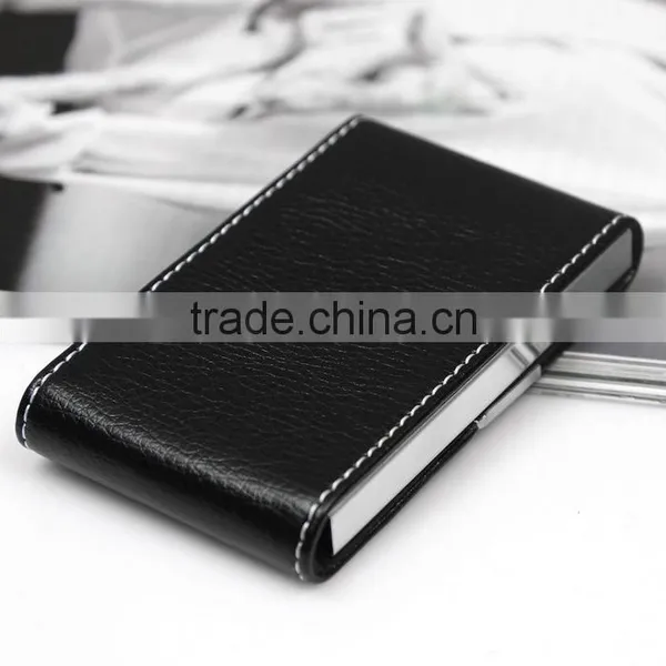 pu Copy Leather High-capacity Business Card Holder photo-4