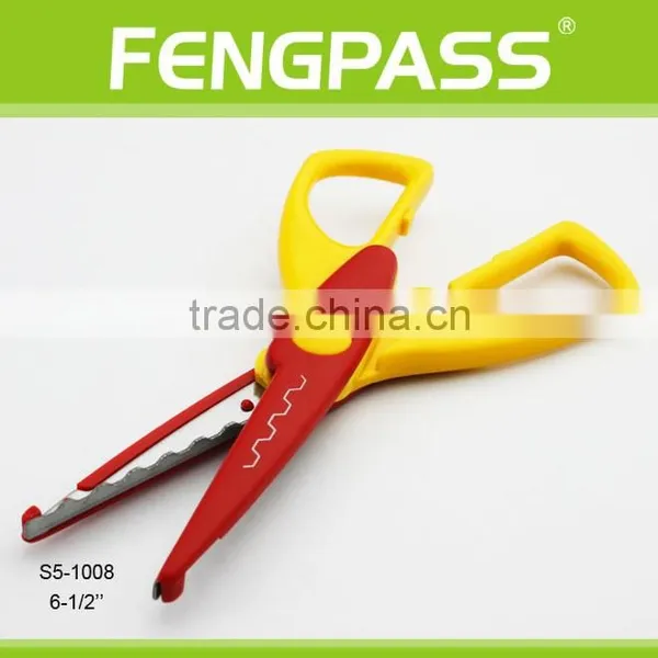 S5-1008 6.5 Inch 2Cr13 Stainless Steel Blade With Plastic Handle Cuticle Scissors photo-4