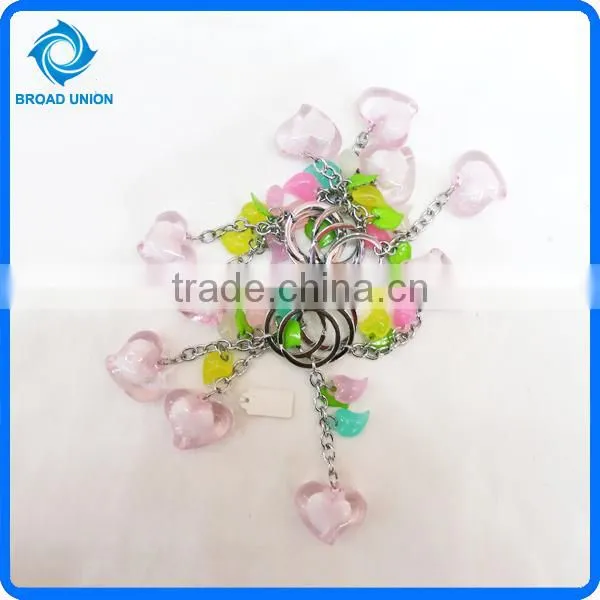 Double Love Key Chain Beautiful Key Ring photo-2