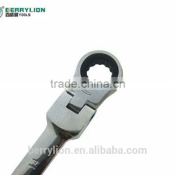 Berrylion Hot Sell Wrench Set 7pcs Ratchet Wrench Set CR-V Steel Ratchet Wrench Set photo-4