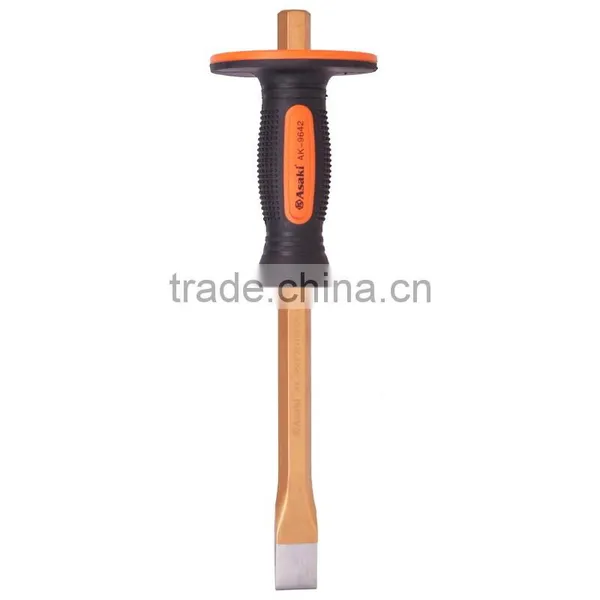 Hex Pointed CRV Chisel With Rubber Handle photo-2