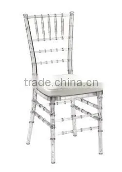 Transparent Plastic Tiffany Chair/resin Chiavari Chair photo-3