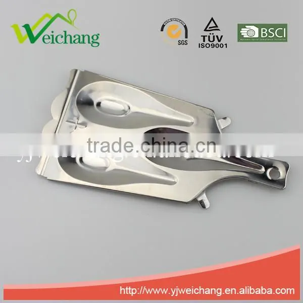 WCE6045 Stainless Steel High Quality Stainless Steel Third Spoon Rest photo-2