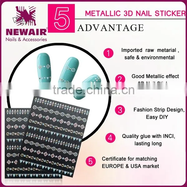 New Air Factory Sale Super Quality Nail Art Stickers Wholesale photo-5