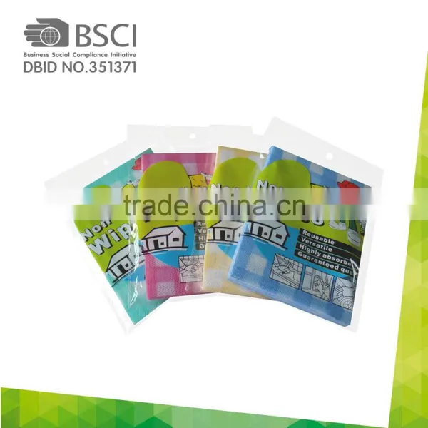 Good Absorbent Microfiber Cloth Colored Disposable Nonwoven Cotton Washing Cloths photo-4