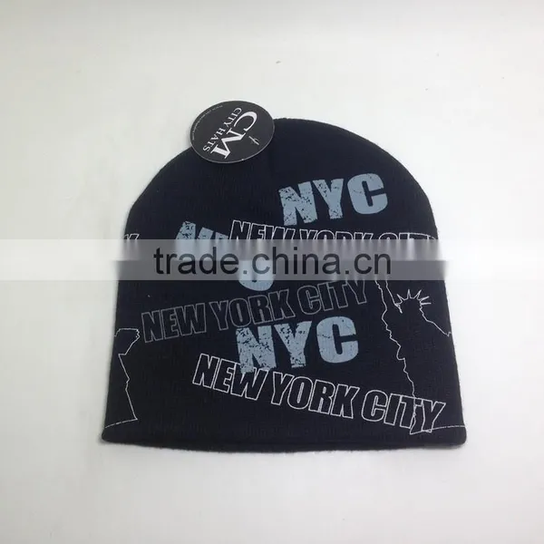 New Design Promotion Beanie Hat Knit Cap Custom Print photo-2