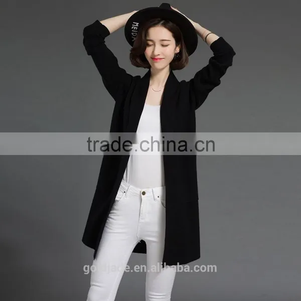 Wholesale Fashion Cardigan 2016 Women Jacquard Knitted Sweater Long Cardigan Women photo-4