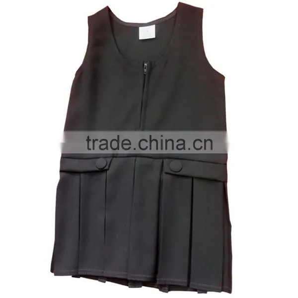 Girls School Uniform Pinafore, Pinafore School Uniform, Cotton Pinafore Dress photo-4