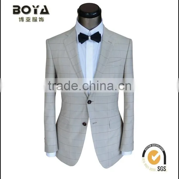 2015 New Arrival Beige Slim Fit Tuxedo for Men