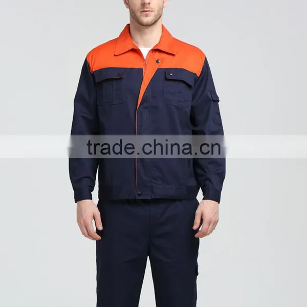 Custom Work Uniform Whit Logo Of Heavy Duty Work Clothes photo-4