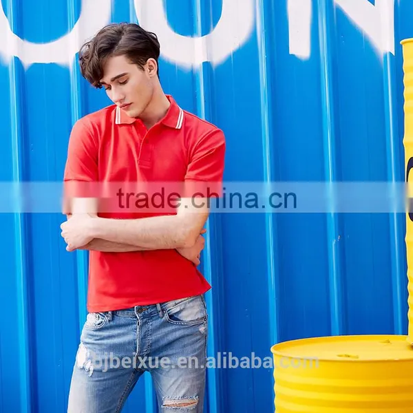 Polo Shirt Logo Polo Shirts for Men 100% Cotton Mens Polo Tshirts photo-4