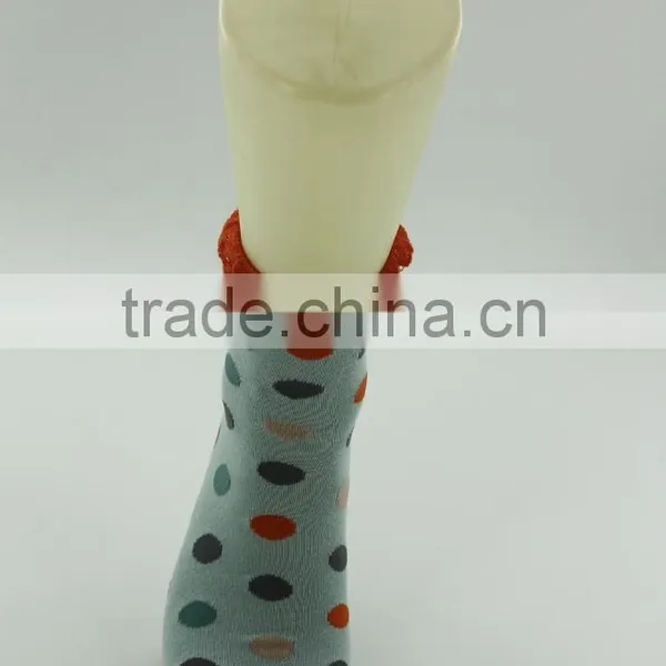 Lady Crew Socks Women Socks Ruffle Socks With Bow on Leg photo-4