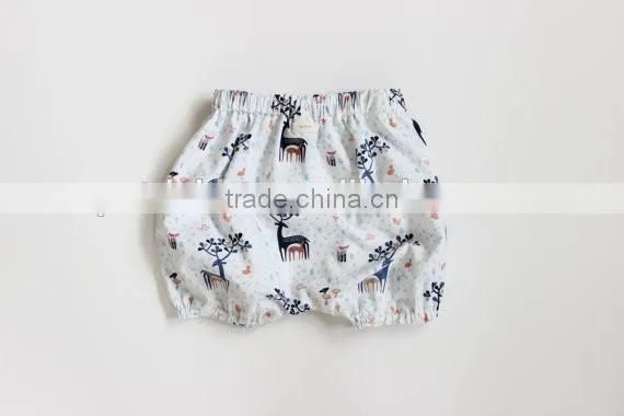 Newborn Baby Clothes Baby Leggings Wholesale Flower Print Shorts Girls Baby Boutique Bloomers photo-3
