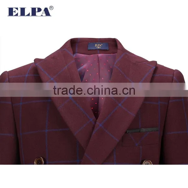 ELPA NXB0055 Fancy Burgundy Three Pieces Boy Suits for Show photo-6