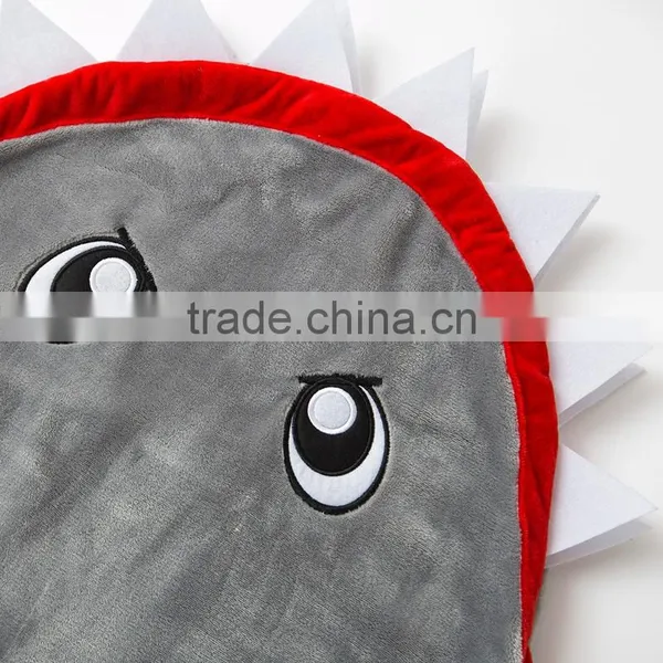 ShiJ Tails Shark Blanket for Kids, Gray photo-2