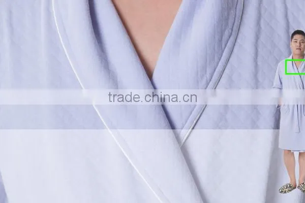 High Quality 100% Cotton Bathrobe for Men photo-4